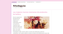 Desktop Screenshot of modaguia.com