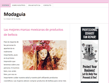 Tablet Screenshot of modaguia.com